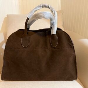 Elegant Brown Suede Women's Bag